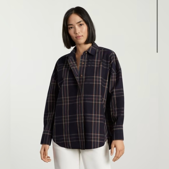 Everlane The Oversized Poplin Shirt Size XXS - Picture 1 of 12